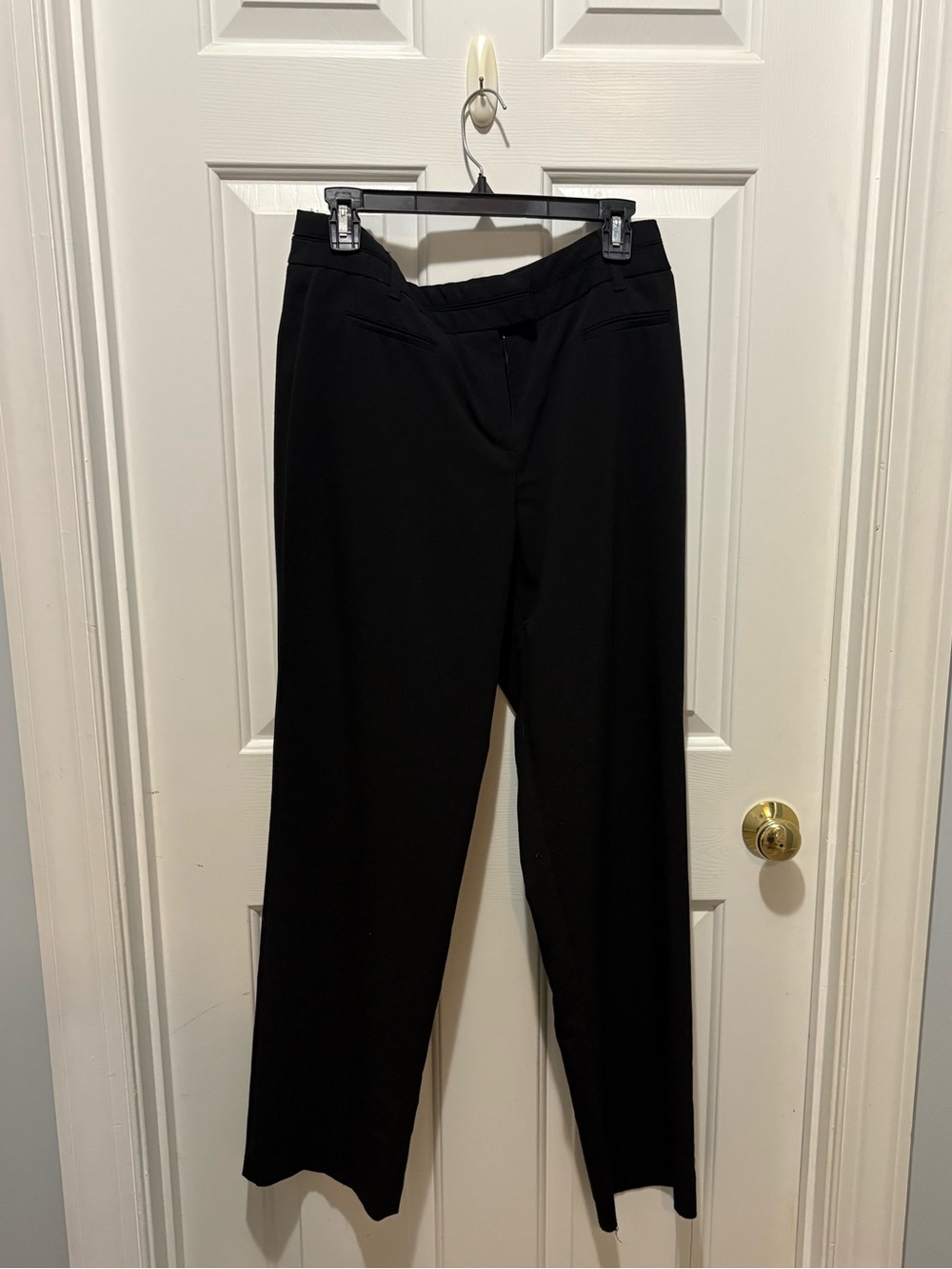 new directions Black Women's Straight Dress Trousers
